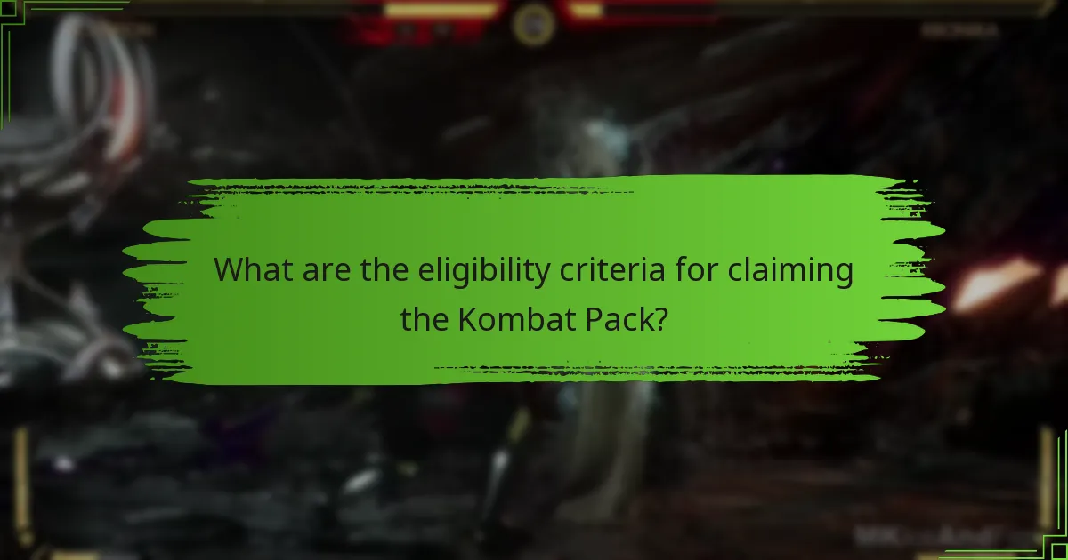 What are the differences between Kombat Packs in Mortal Kombat 11?