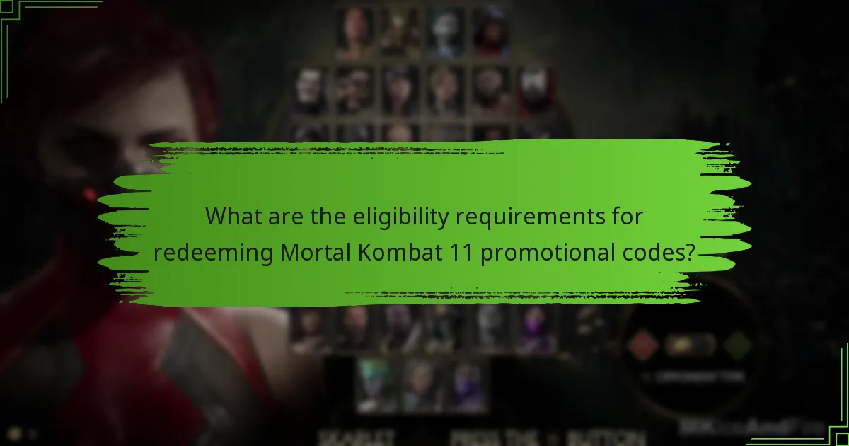 What rewards can I receive from redeeming Mortal Kombat 11 promotional codes?