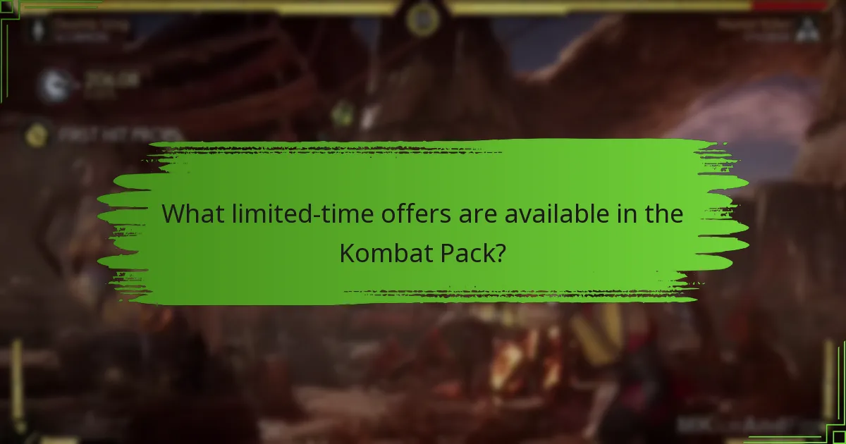 What are the risks and considerations for claiming Kombat Pack offers?