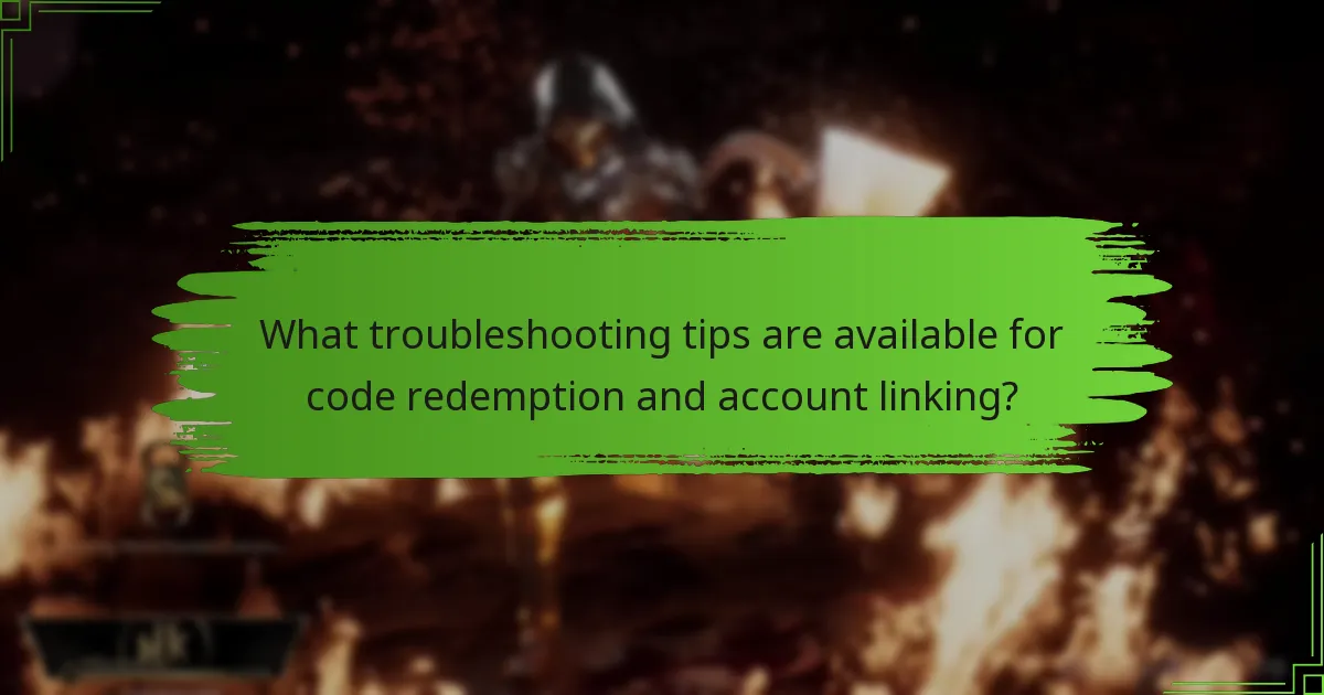 What recent updates affect code redemption and account linking?